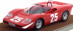 Abarth 2000 S #25 1969 Winner Imola Gijs van Lennep Johannes Ortner Limited Edition to 50pcs 1/18 Model Car Tecnomodel TM18-58 E