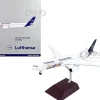 Airbus A330 300 Commercial Aircraft Lufthansa Diversity Wins White with Blue Tail Gemini 200 Series 1/200 Diecast Model Airplane GeminiJets G2DLH1221