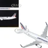 Airbus A320 Commercial Aircraft Air France White with Tail Stripes Gemini 200 Series 1/200 Diecast Model Airplane GeminiJets G2AFR1208