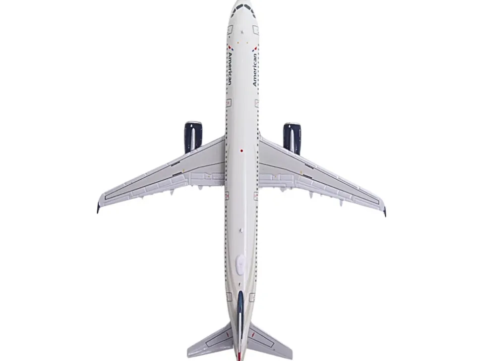 Airbus A321 Commercial Aircraft "American Airlines - US Airways Heritage Jet" (N578UW) White with Blue Tail 1/400 Diecast Model Airplane by GeminiJets