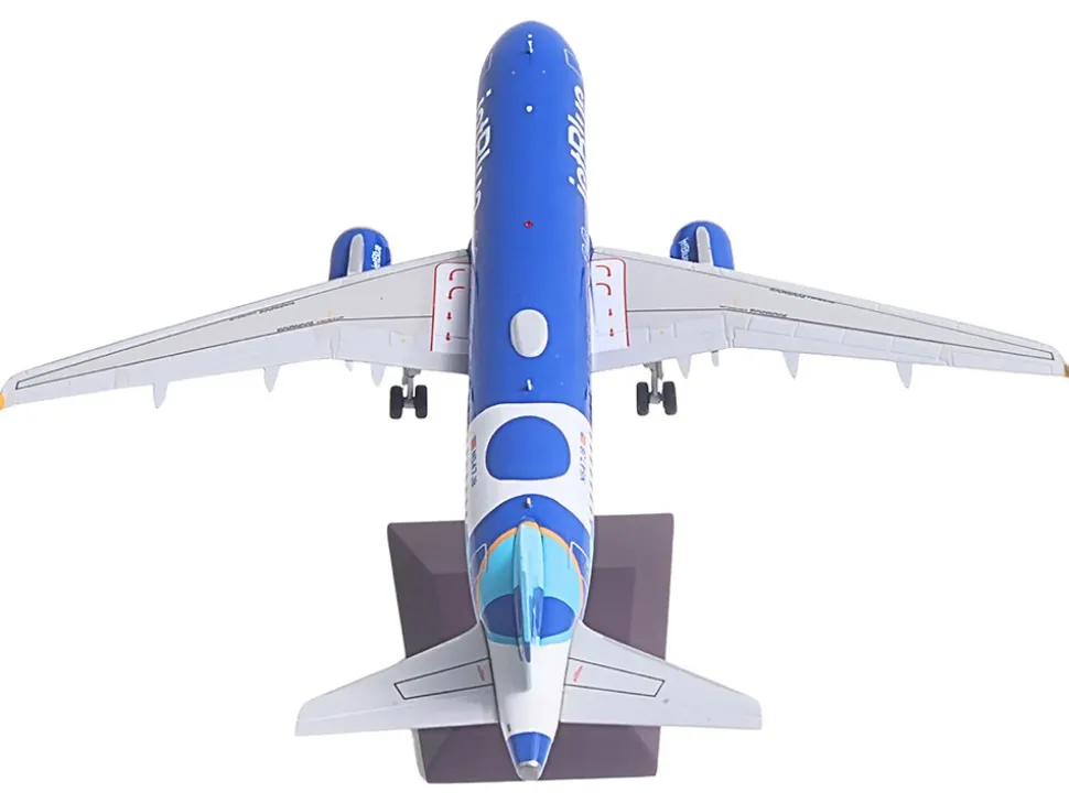 Airbus A320 Commercial Aircraft "JetBlue Airways - Forever Blue" (N547JB) Blue with Graphics "Gemini 200" Series 1/200 Diecast Model Airplane by GeminiJets