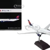 Airbus A330-300 Commercial Aircraft "Delta Air Lines" (N829NW) White with Blue and Red Tail "Gemini 200" Series 1/200 Diecast Model Airplane by GeminiJets