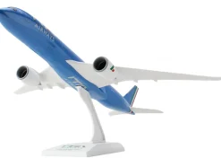 Airbus A350-900 Commercial Aircraft "ITA Airways" Blue with Striped Tail (Snap-Fit) 1/200 Plastic Model by Skymarks