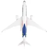 Airbus A350-900 Commercial Aircraft "Malaysia Airlines" (9M-MAC) White with Flag Graphics (Snap-Fit) 1/200 Plastic Model by Skymarks