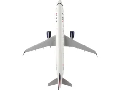 Airbus A321 Commercial Aircraft "Delta Air Lines" (N301DN) White with Red and Blue Tail (Snap-Fit) 1/150 Plastic Model by Skymarks