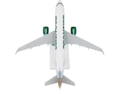 Airbus A320neo Commercial Aircraft "Frontier Airlines - Wilbur the Whitetail" (N301FR) White with Tail Graphics (Snap-Fit) 1/150 Plastic Model by Skymarks