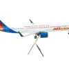 Airbus A321neo Commercial Aircraft "Jet2Holidays" (G-SUNB) White with Tail Graphics "Gemini 200" Series 1/200 Diecast Model Airplane by GeminiJets