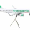 Airbus A320neo Commercial Aircraft "Transavia Airlines" (F-GNEO) White with Green Tail "Gemini 200" Series 1/200 Diecast Model Airplane by GeminiJets