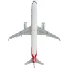 Airbus A321P2F Commercial Aircraft "Qantas Freight - Santa’s Freight" (VH-XF4) White with Graphics and Red Tail "Gemini 200" Series 1/200 Diecast Model Airplane by GeminiJets
