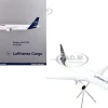 Airbus A321P2F Commercial Aircraft "Lufthansa Cargo" (D-AEUC) White with Blue Tail "Gemini 200" Series 1/200 Diecast Model Airplane by GeminiJets