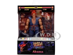 Akuma 6" Moveable Figure with Accessories and Alternate Head and Hands "Ultra Street Fighter II: The Final Challengers" (2017) Video Game Model by Jada