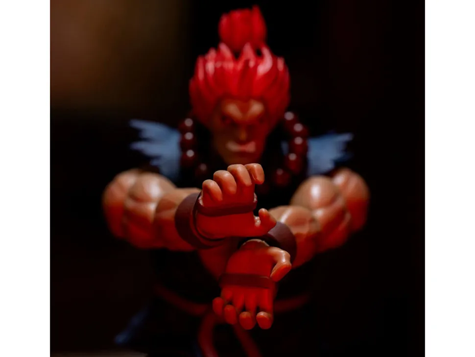 Akuma 6" Moveable Figure with Accessories and Alternate Head and Hands "Ultra Street Fighter II: The Final Challengers" (2017) Video Game Model by Jada