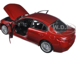 2016 Alfa Romeo Giulia Burgundy 1/24 Diecast Model Car Bburago 21080