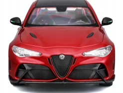 Alfa Romeo Giulia GTAm Red Metallic with Carbon Top 1/18 Diecast Model Car by Bburago