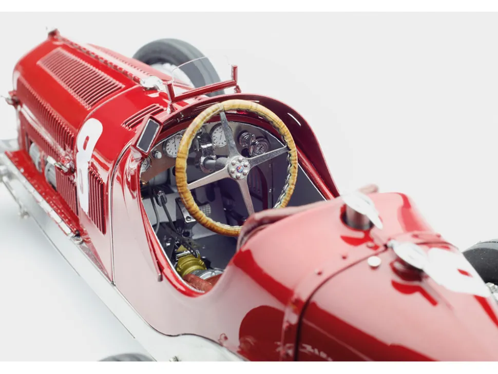 Alfa Romeo Tipo B P3 #8 Tazio Nuvolari Winner Italian Grand Prix 1932 1/18 Diecast Model Car CMC M-219