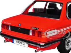 1980 Alpina E21 C1 2.3 Red with Gray Stripes 1/18 Diecast Model Car by Solido