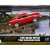 1974 AMC Hornet Red with White Stripes James Bond 007 The Man with the Golden Gun 1974 Movie with Display 1/64 Diecast Model Car Motormax 79822
