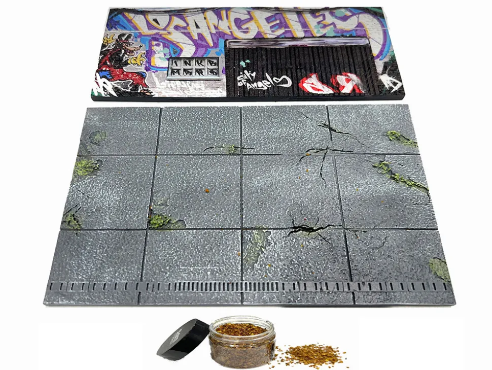 American Diorama X INK BMBRS - LA Graffiti Street Art Diorama for 1/64 Scale Models by American Diorama