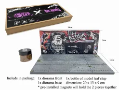 American Diorama X INK BMBRS - LA Lowrider Street Art Diorama for 1/64 Scale Models by American Diorama