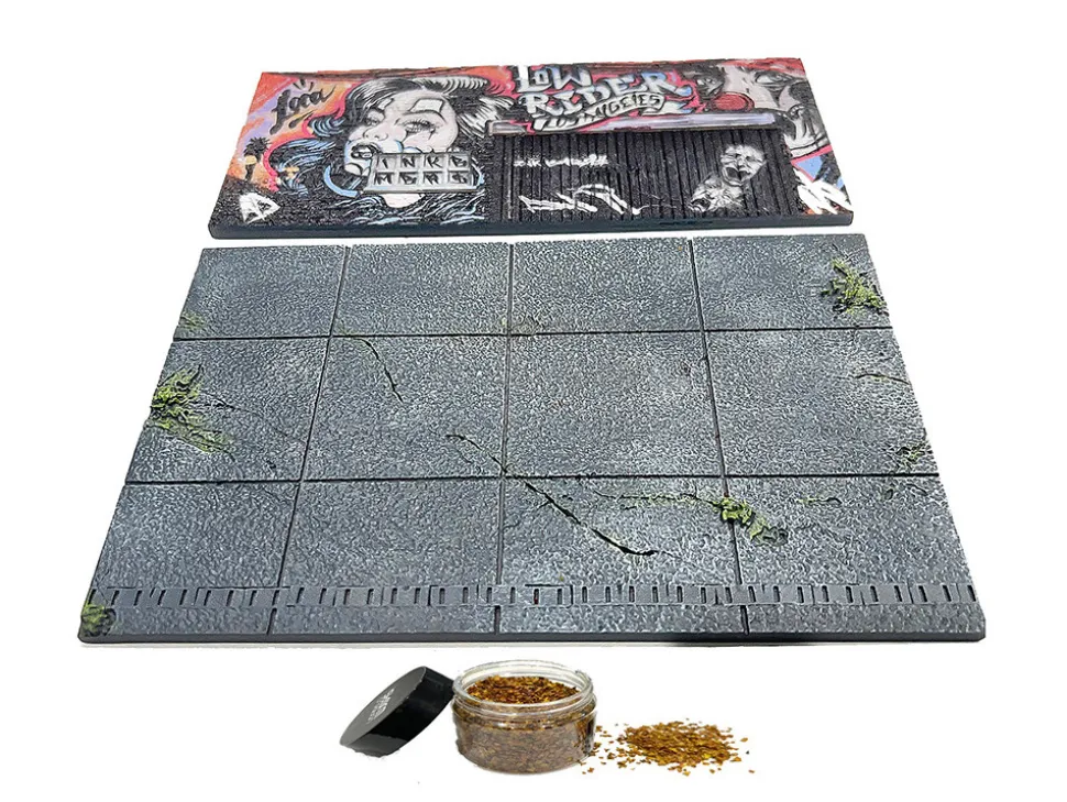 American Diorama X INK BMBRS - LA Lowrider Street Art Diorama for 1/64 Scale Models by American Diorama