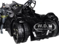 Arkham Knight Batmobile with Diecast Batman Figure 1/24 Diecast Model Car Jada 98037