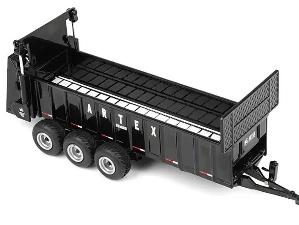 Artex SBX800 Triple Axle Spreader Black 1/64 Diecast Model by SpecCast