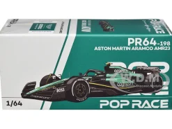 Aston Martin AMR23 #14 Fernando Alonso "Formula One F1 World Championship" (2023) 1/64 Diecast Model Car by Pop Race