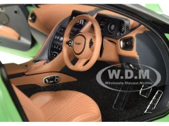 Aston Martin DB11 RHD Right Hand Drive Apple Tree Green Metallic 1/18 Model Car Autoart 70269