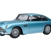 Aston Martin DB5 RHD (Right Hand Drive) Caribbean Pearl Blue Metallic 1/18 Model Car by Autoart