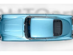 Aston Martin DB5 RHD (Right Hand Drive) Caribbean Pearl Blue Metallic 1/18 Model Car by Autoart