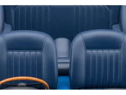 Aston Martin DB5 RHD (Right Hand Drive) Caribbean Pearl Blue Metallic 1/18 Model Car by Autoart