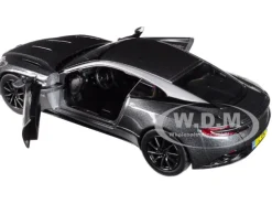 Aston Martin DB11 Silver 1/24 Diecast Model Car Motormax 79345