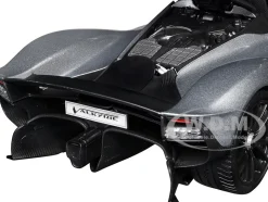 Aston Martin Valkyrie Silver Metallic with Matt Black Top 