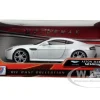Aston Martin V12 Vantage Pearl White 1/24 Diecast Car Model Motormax 73357