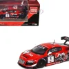Audi R8 LMS #1 Edoardo Mortara Winner "Macau GT Cup" (2013) 1/64 Diecast Model Car by Pop Race
