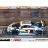 Audi R8 LMS GT3 evo II #30 James Yu "Uno Racing Team" "Macau GT Cup - FIA GT World Cup" (2024) with A4 Poster "Hobby43" Series 1/43 Diecast Model Car by Tarmac Works