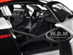 Audi R8 LMS GT3 Silver Metallic with Graphics GT Racing Series 1/24 Diecast Model Car Motormax 73788sil