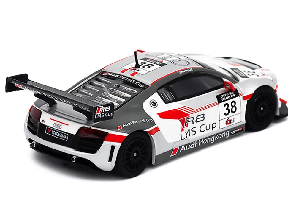 Audi R8 LMS #38 Marchy Lee "Macau GT Cup" (2013) 1/64 Diecast Model Car by Pop Race