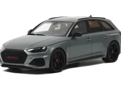 Audi RS 4 Competition Gray Metallic 1/18 Model Car by GT Spirit