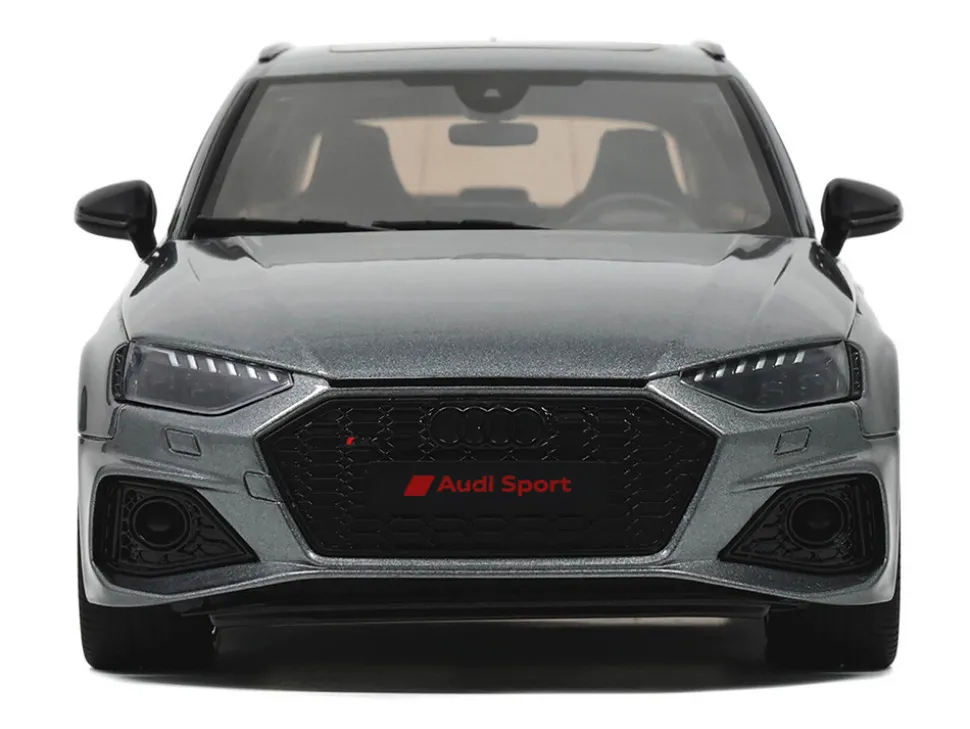 Audi RS 4 Competition Gray Metallic 1/18 Model Car by GT Spirit