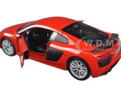 Audi R8 V10 Plus Red Special Edition 1/24 Diecast Model Car Maisto 31513