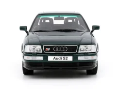 1993 Audi S2 Sedan Emerald Green Metallic Limited Edition to 2000 pieces Worldwide 1/18 Model Car by Otto Mobile