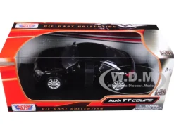 Audi TT Coupe Black 1/24 Diecast Model Car Motormax 73340