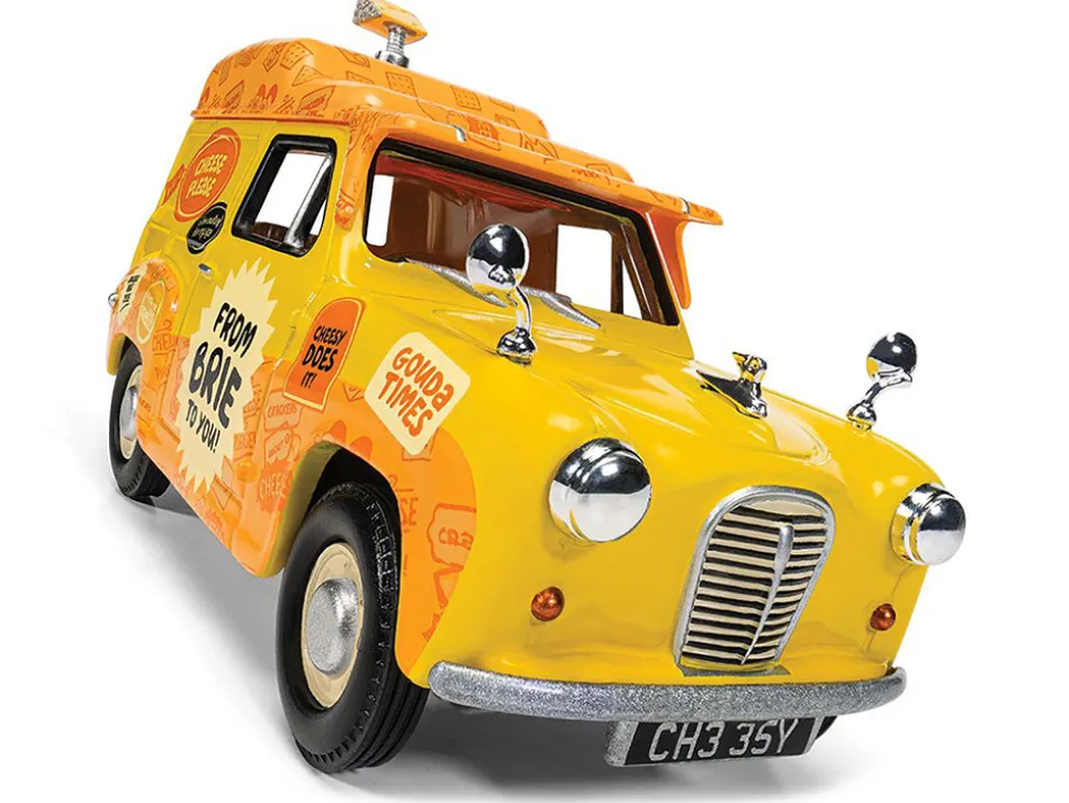 Austin A35 Van RHD Right Hand Drive Yellow Cheese Please Wallace & Gromit Diecast Model Car Corgi CC80506