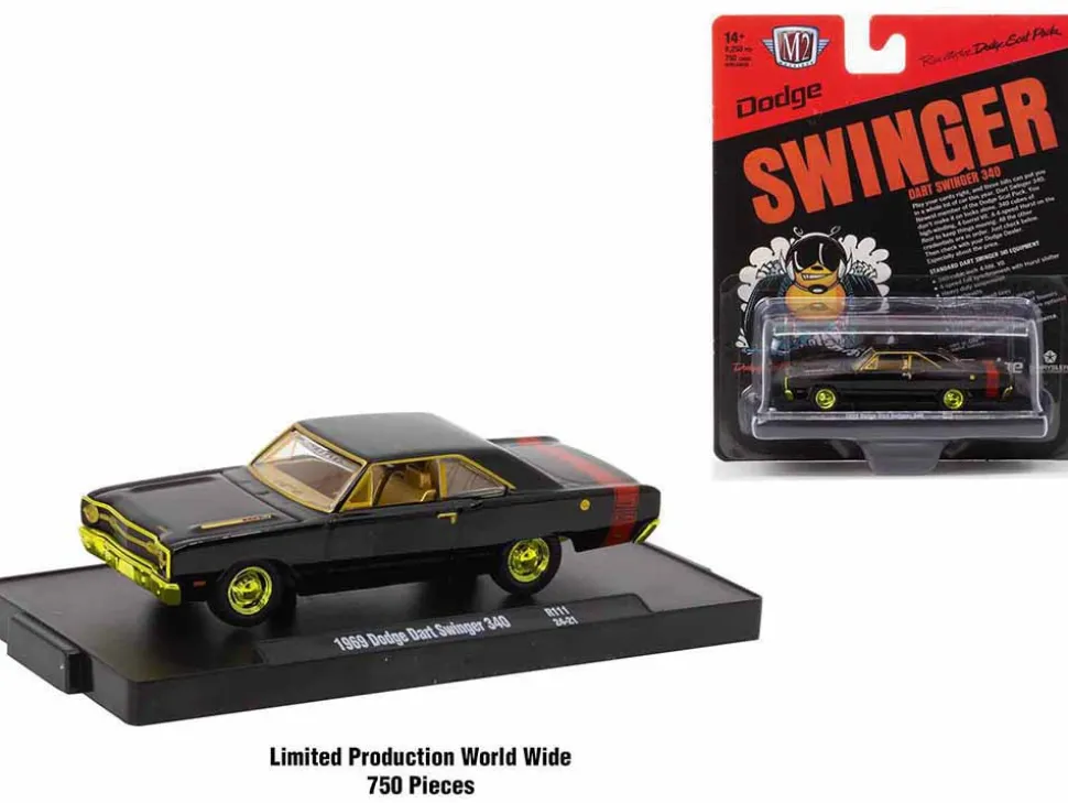 Auto-Drivers Set of 4 pieces in Blister Packs Release 111 Limited Edition to 9600 pieces Worldwide 1/64 Diecast Model Cars by M2 Machines