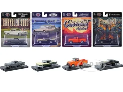 Auto-Drivers Set of 4 pieces in Blister Packs Release 130 Limited Edition to 9600 pieces Worldwide 1/64 Diecast Model Cars by M2 Machines