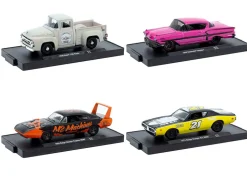 Auto-Drivers Set of 4 pieces in Blister Packs Release 129 Limited Edition to 10000 pieces Worldwide 1/64 Diecast Model Cars by M2 Machines