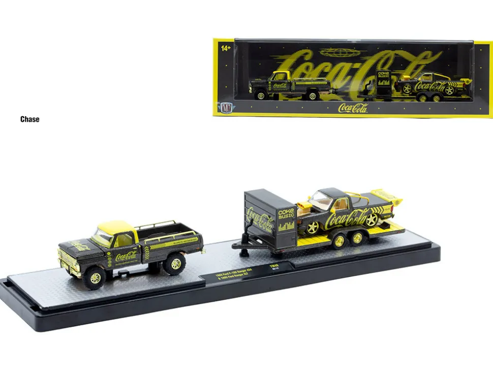 Auto Haulers "Coca-Cola" Set of 3 pieces Release 48 Limited Edition to 4800 pieces Worldwide 1/64 Diecast Models by M2 Machines
