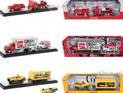 Auto Haulers "Coca-Cola" Set of 3 pieces Release 31 Limited Edition to 7250 pieces Worldwide 1/64 Diecast Models by M2 Machines