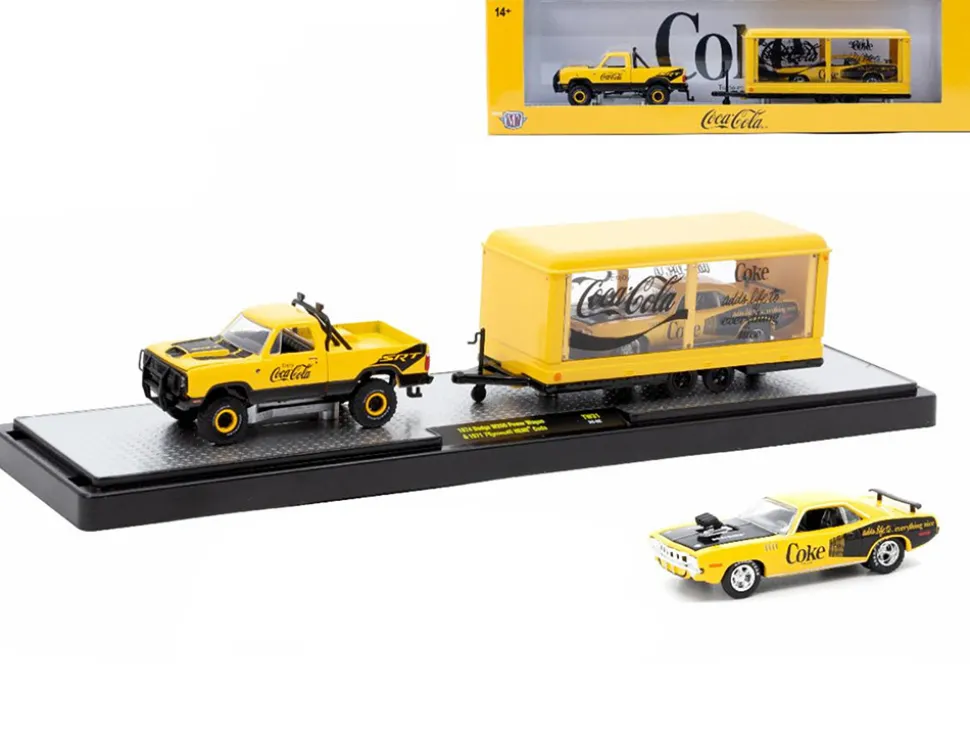 Auto Haulers "Coca-Cola" Set of 3 pieces Release 31 Limited Edition to 7250 pieces Worldwide 1/64 Diecast Models by M2 Machines